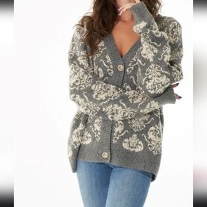 En Creme button up cardigan